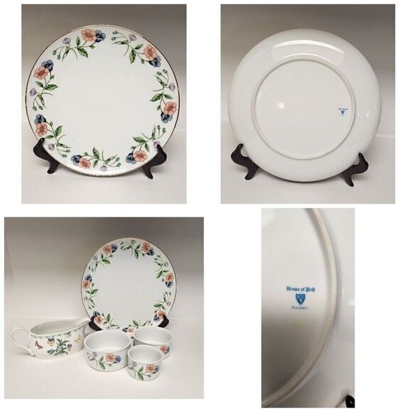 VILLEROY & BOCH Amapola Dinnerware Servingware Teacups Saucers Platter 28 PCS - Picture 6 of 11